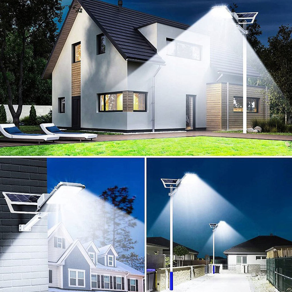 Ισχυρή ηλιακή λάμπα, αισθητήρας λυκόφωτος, τηλεχειριστήριο, Vögler Professional 1200W