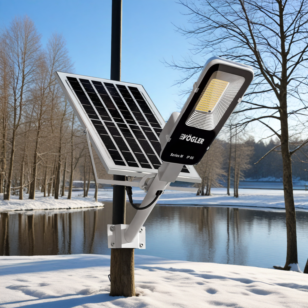 Ισχυρό ηλιακό φως, αισθητήρας λυκόφωτος, τηλεχειριστήριο, Vögler Series M 2000W